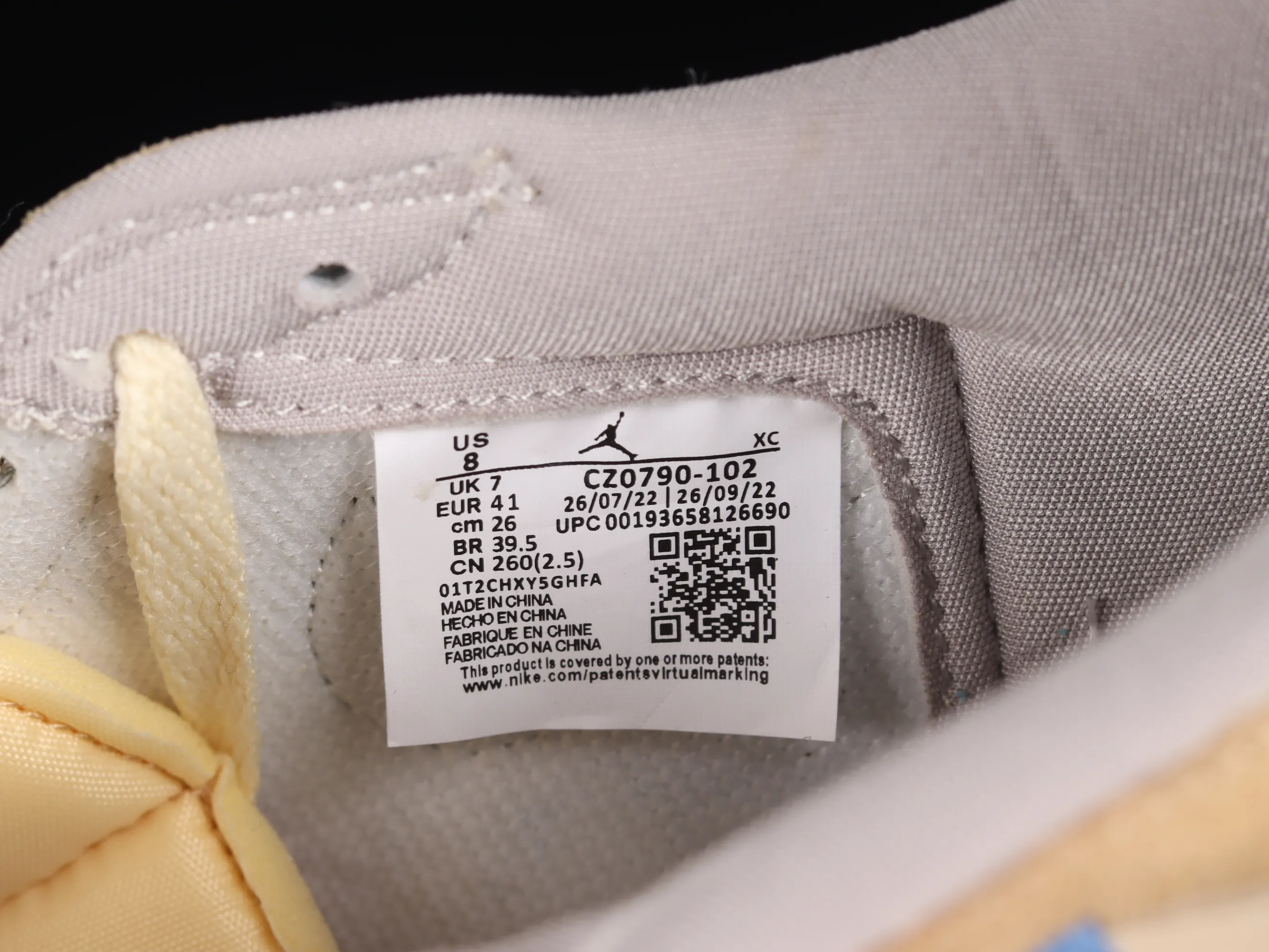 All categories Air Jordan Jordan series basketball shoes Air Jordan 1 Low Off White x Air Jordan 1 Low "Custom" AJ1 Joe 1 beige joint cultural low-top casual sneakers CZ0790-102